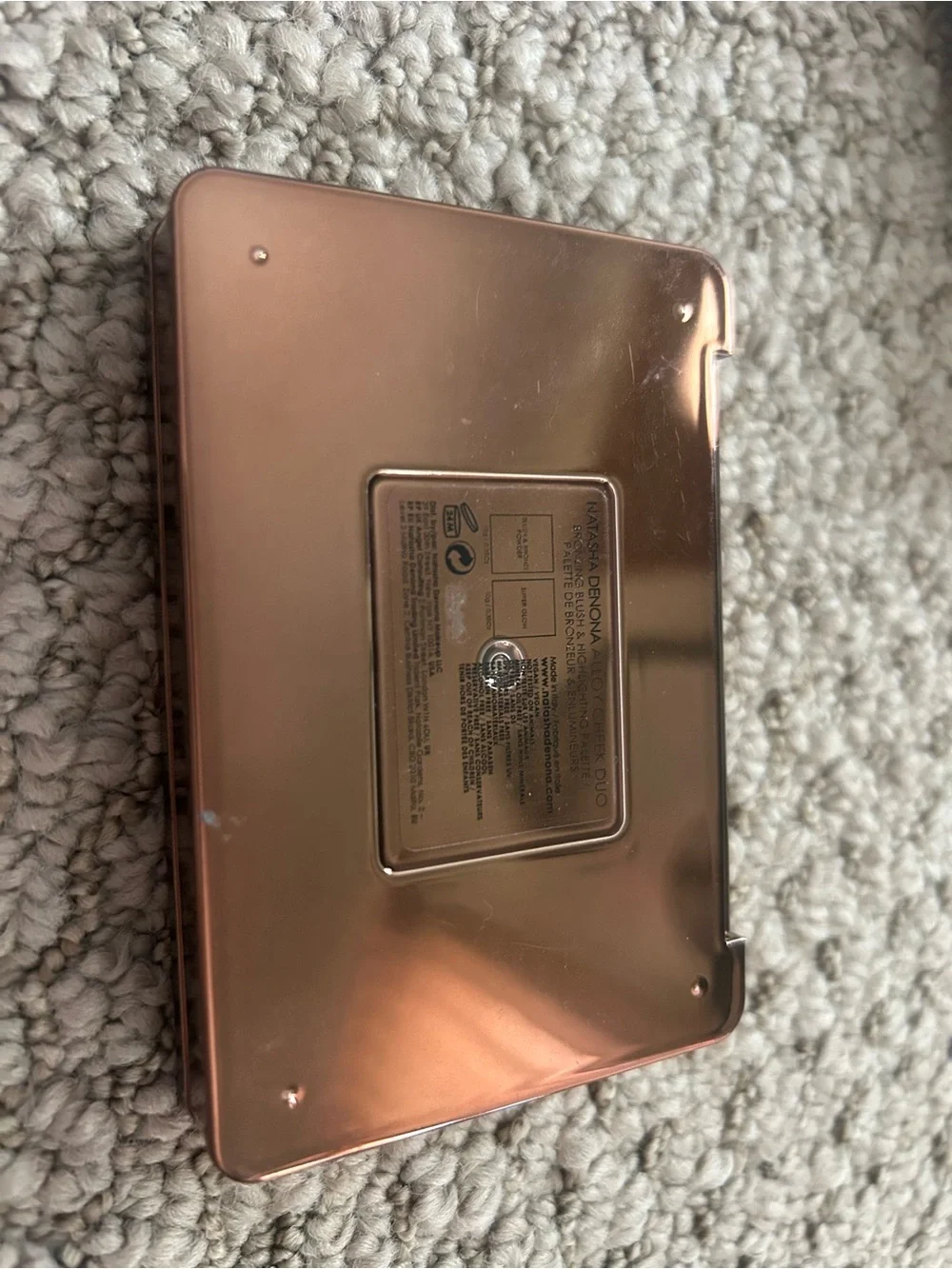 Cosmetic Bag & Natasha Denona Bronze & Glow Palette